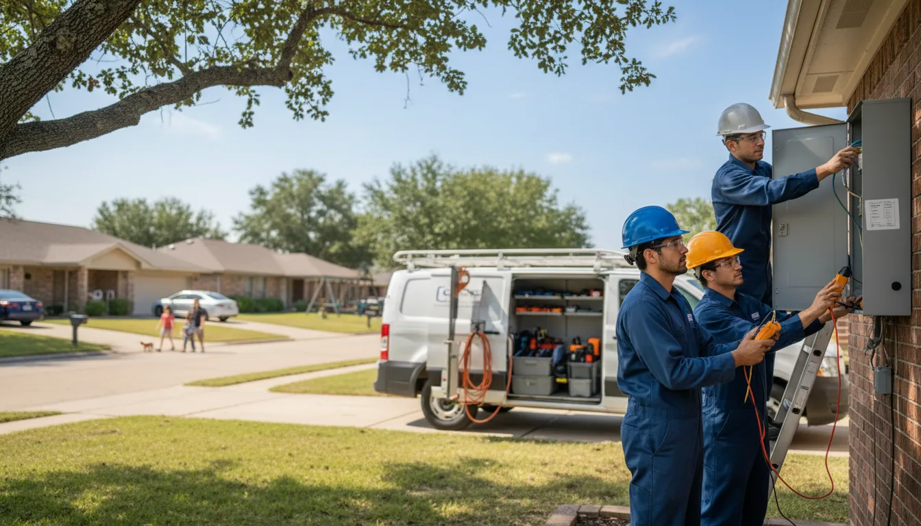 Certified electrician providing emergency electrical services in Rugby, ND